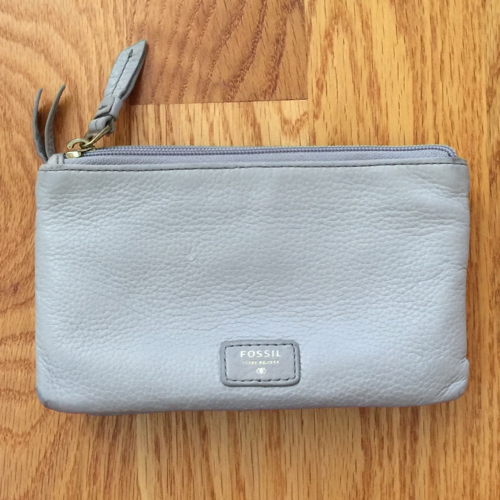 Authentic Leather Fossil Jean Wallet Clutch